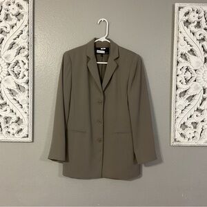 YANSI FUGEL Womens 3 Button Blazer Jacket Size 8 Long Sleeve  with Pockets